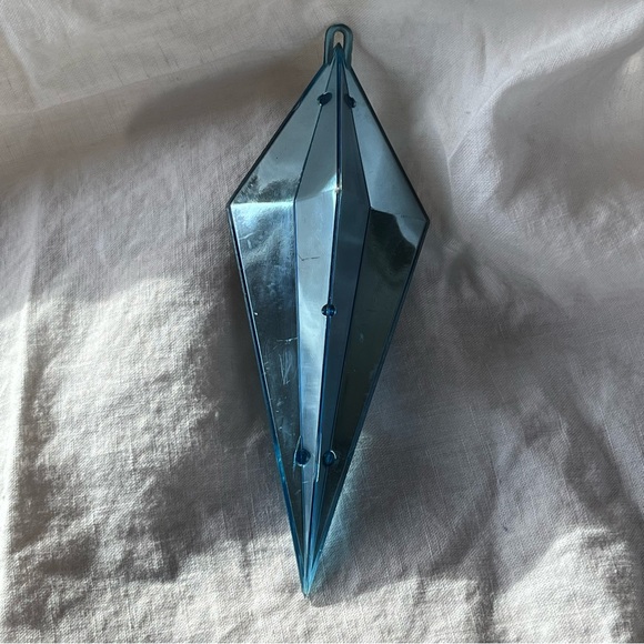 MCM Vintage Jewel Brite Ornaments Reflective Geometric Diorama Trees Pastels x5 - Picture 11 of 17